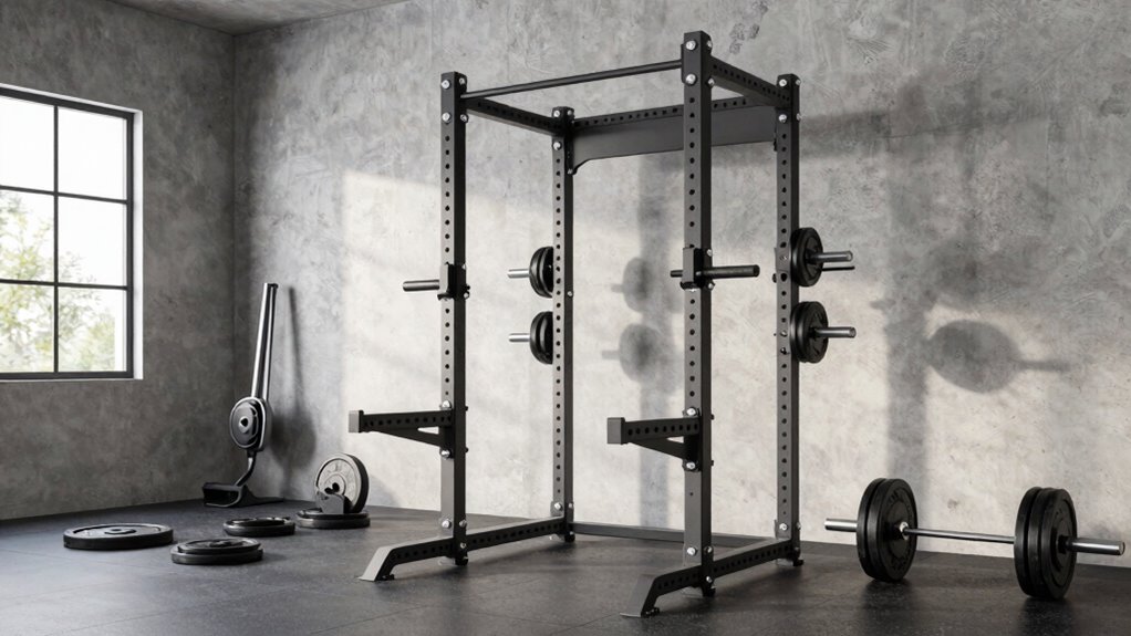 garage gym power rack sizing