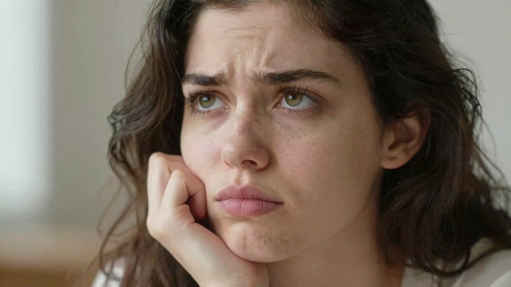 girl s pondering emoji cues