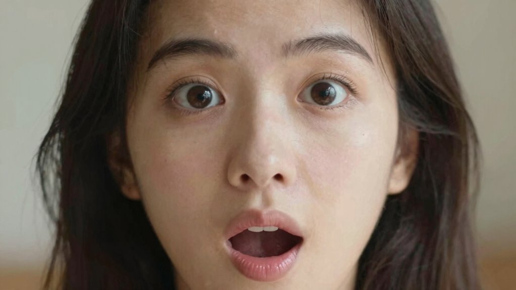 girl s surprised expression interpretation