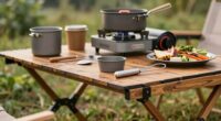 ideal camp table heights
