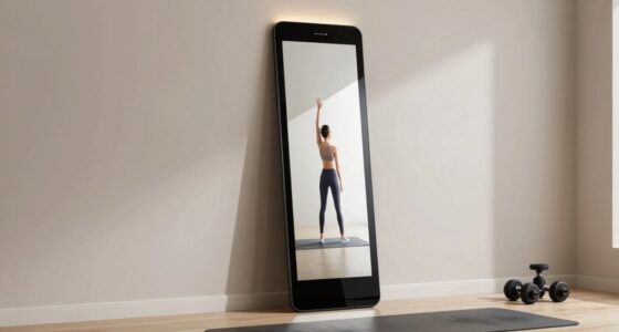interactive fitness mirror features