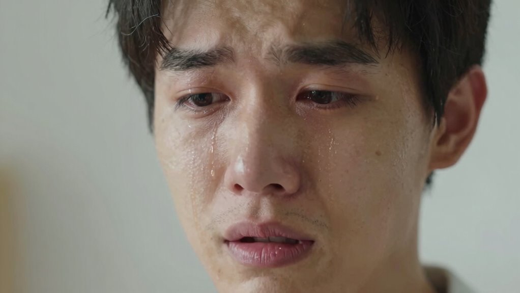 interpreting guy s crying emoji
