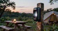 optimal bug zapper positioning