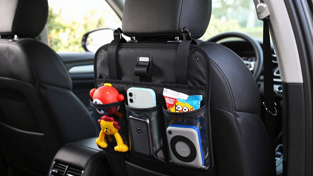 organized car travel essentials