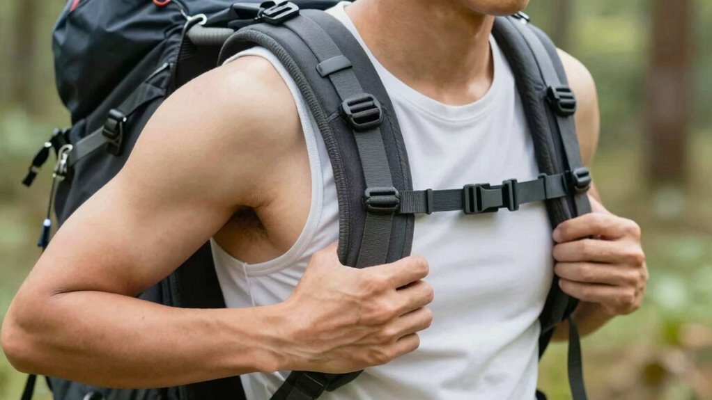 proper backpack fitting and ventilation