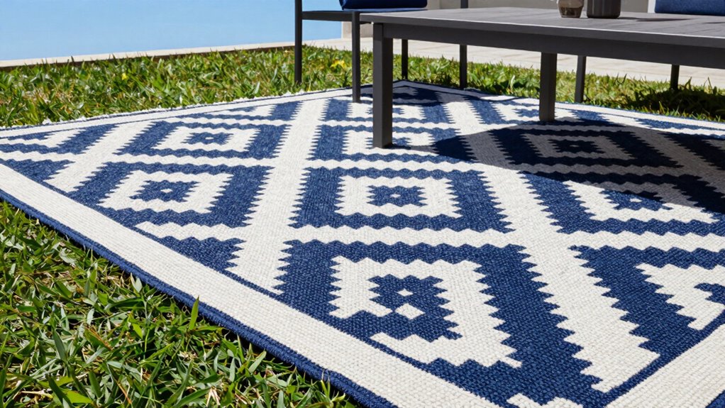 quick drying outdoor rug