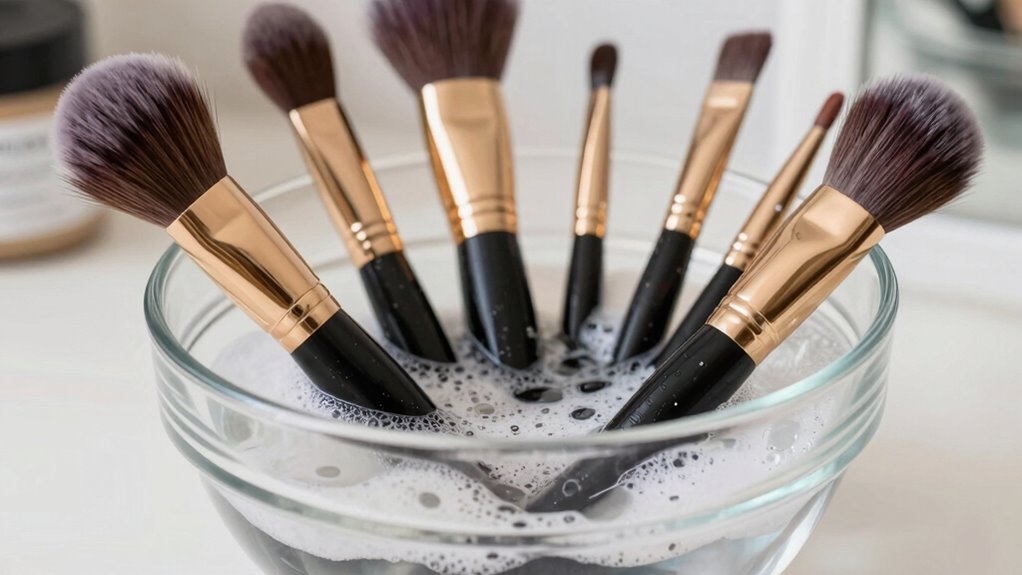 regular brush cleaning routine