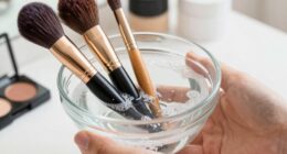 regular makeup brush cleaning