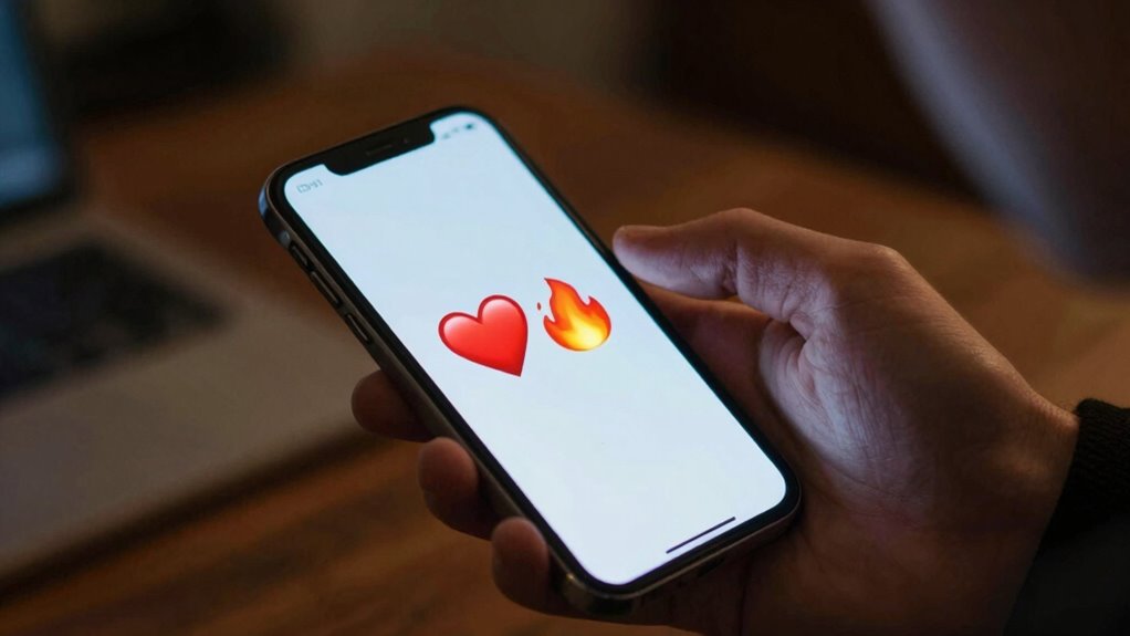 romantic signals through emojis