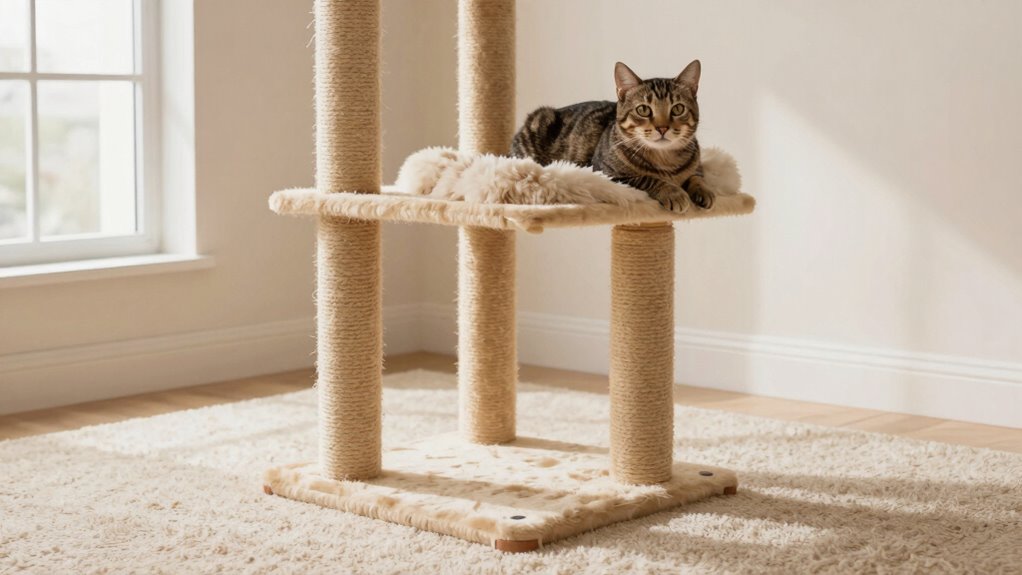 secure and stable cat tree