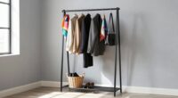 small apartment clothing storage