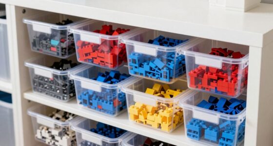 sort and store lego pieces