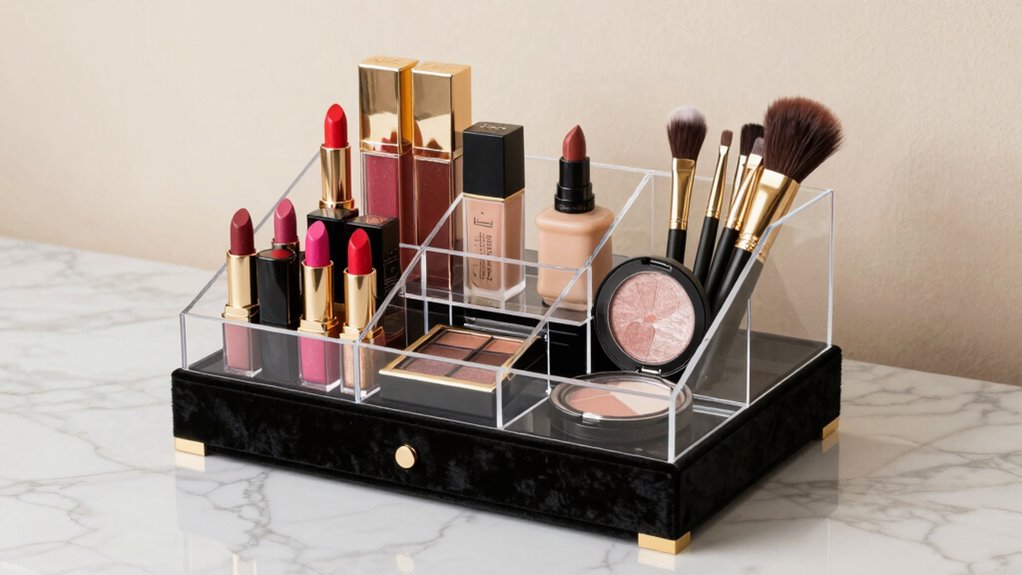 top 6 luxury makeup organizers