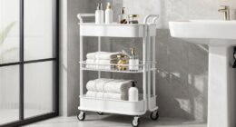 top bathroom storage carts