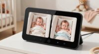 top split screen baby monitors