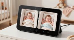top split screen baby monitors