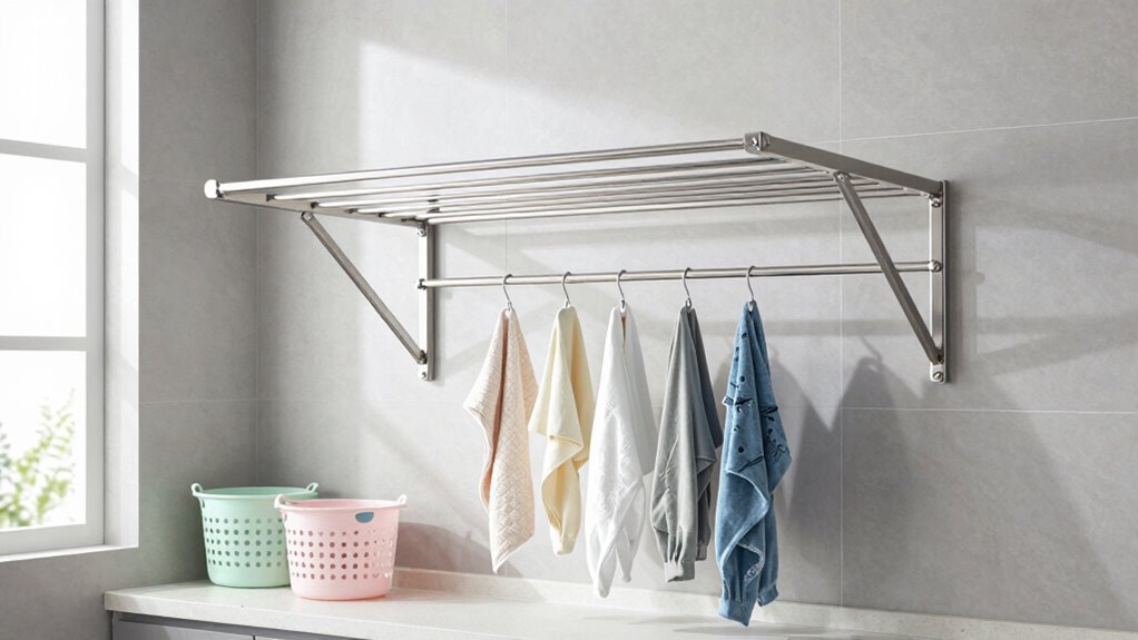 top wall mounted drying racks