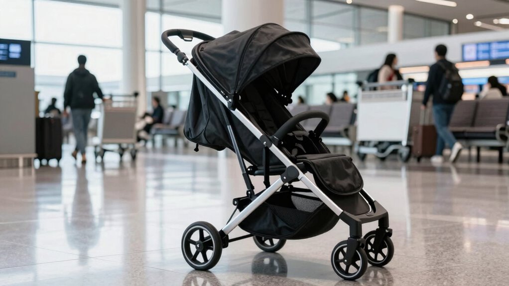 travel stroller size requirements
