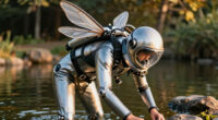 Underwater Suit-wearing Cyborg Insect Capable Of Diving And Terra-aqua Travel