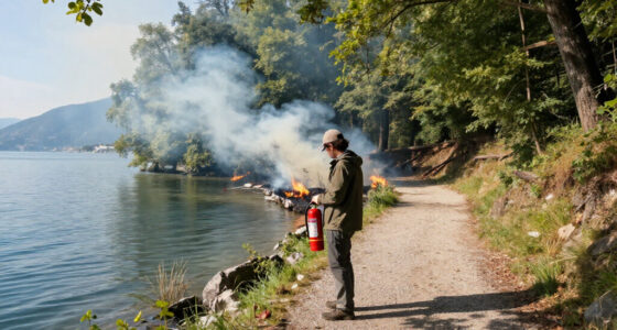 Waldbrand Gardasee