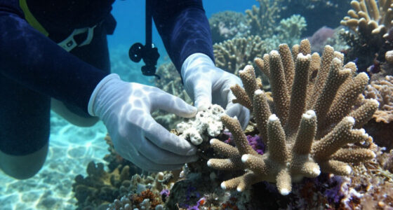 Bleached Corals Thrive Within Days When Touching Healthy Neighbour